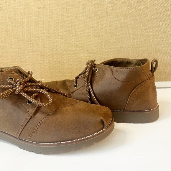 Bobs By Skechers Chukka Boots Woman’s Size W 7.5 Brown - Picture 5 of 9